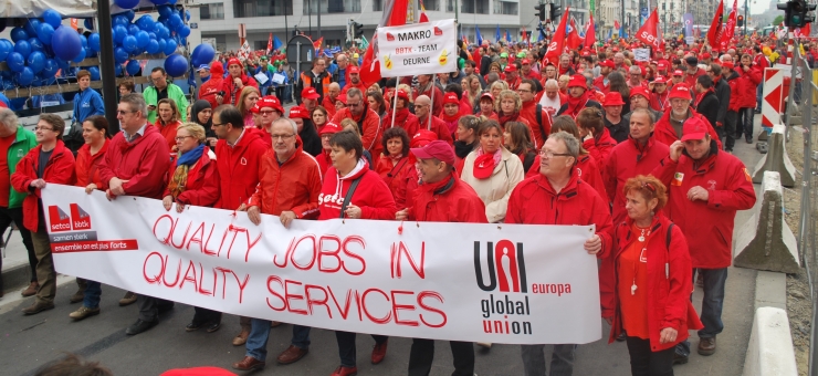 Euro-demonstration 4 April 2014