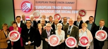Trade union leaders ETUC Trade Union Summit 19 March 2014